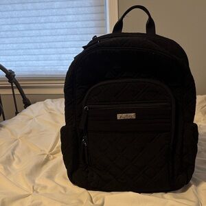 Vera Bradley Black Quilted Backpack